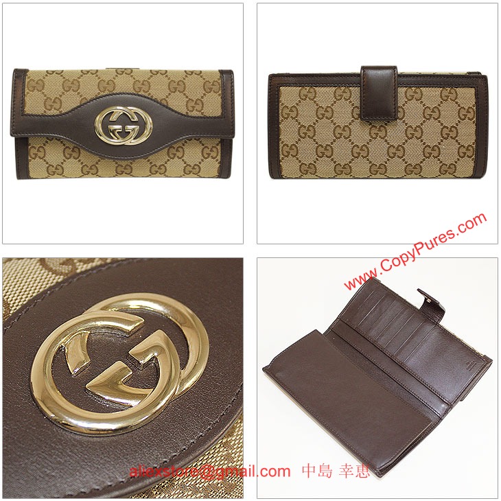 グッチ GUCCI Wホック長財布 オリジナルGG スーキー レディース 2012年新作 282426